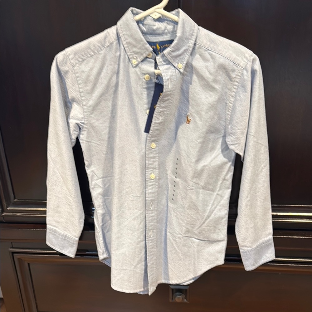 Polo by Ralph Lauren Boy’s Light Blue chambray Button-Down Shirt